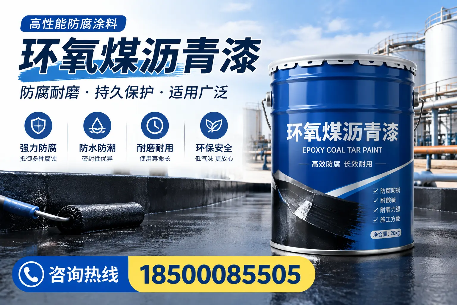 环氧煤沥青漆与传统涂料的对比,哪种更适合蚌埠?